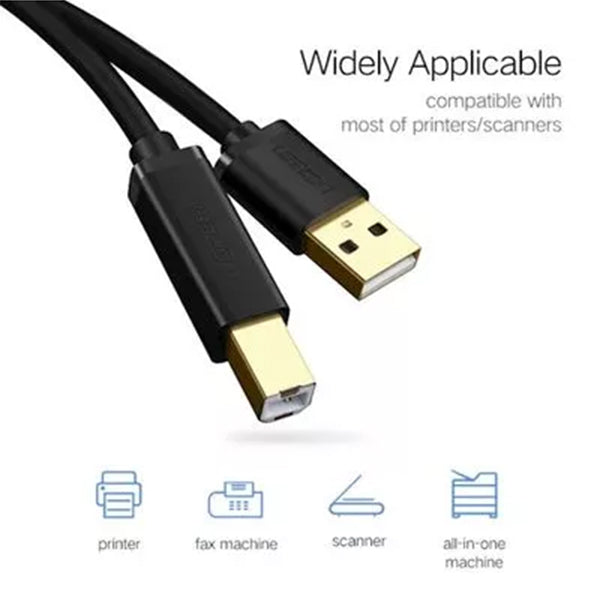 Ugreen 20846 US135 USB 2.0 AM to BM Printer Cable