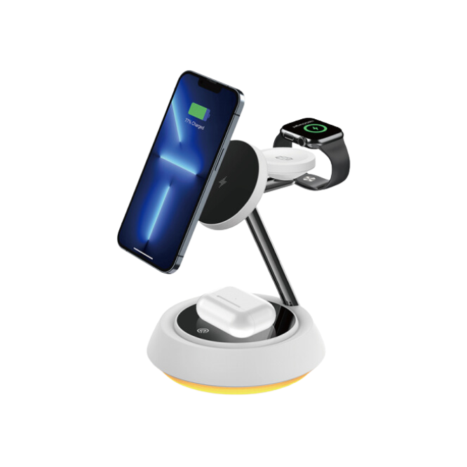 Wiwu WI-W002 Power Air 3 In 1 Wireless Charger