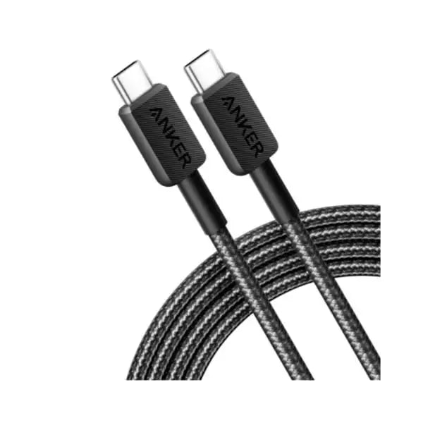 Anker 322 Braided Type-C to Type-C 1m Cable – A81F5H11 – Black