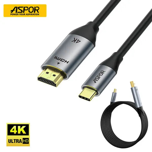 ASPOR A271 USB C to HDMI Cable 2M 4K 30Hz