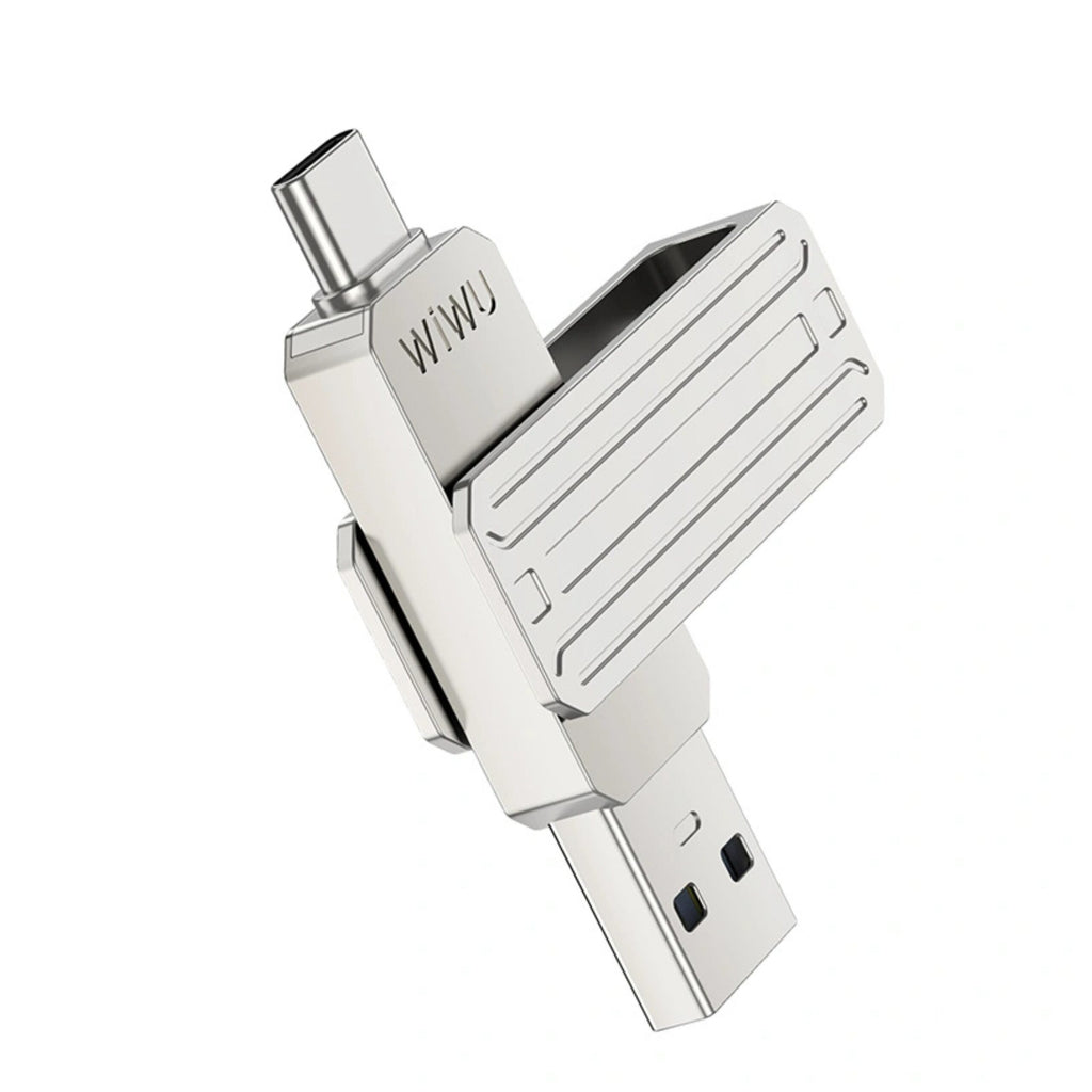 Wiwu WI-FD001 Infinite 3 In 1 USB 3.0 32GB Flash Drive Silver