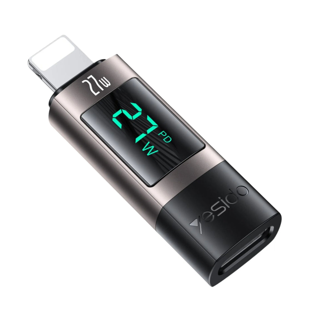 Yesido GS25 Lightning to Type-C 27W Digital Adapter
