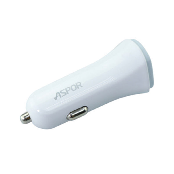 Aspor A903 Dual USB Car Charger with Micro Cable
