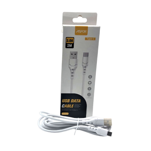 Aspor A102L USB to Type C Charging Cable 2M