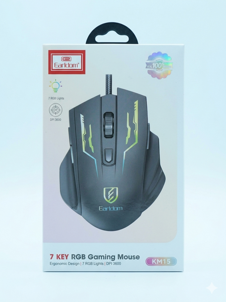 Earldom ET-KM15 Wired RGB Gaming Mouse