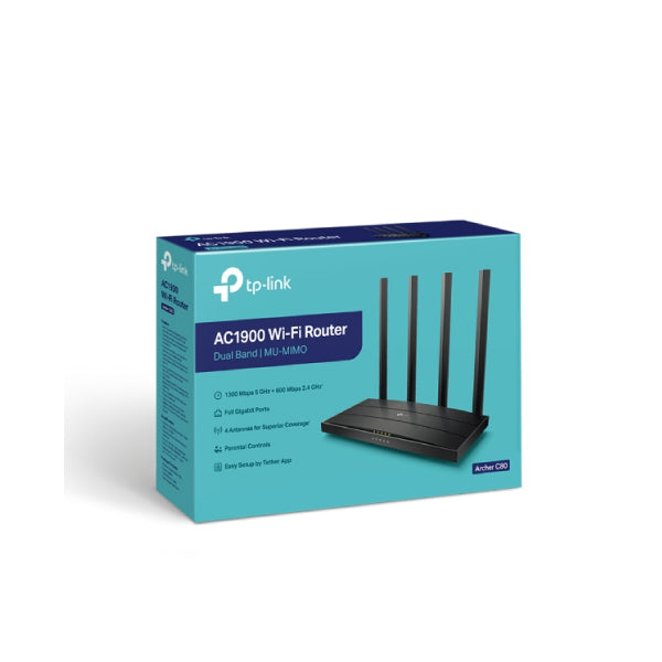 Tp-Link AC1900 Archer C80 Wireless MU-MIMO Wi-Fi Router