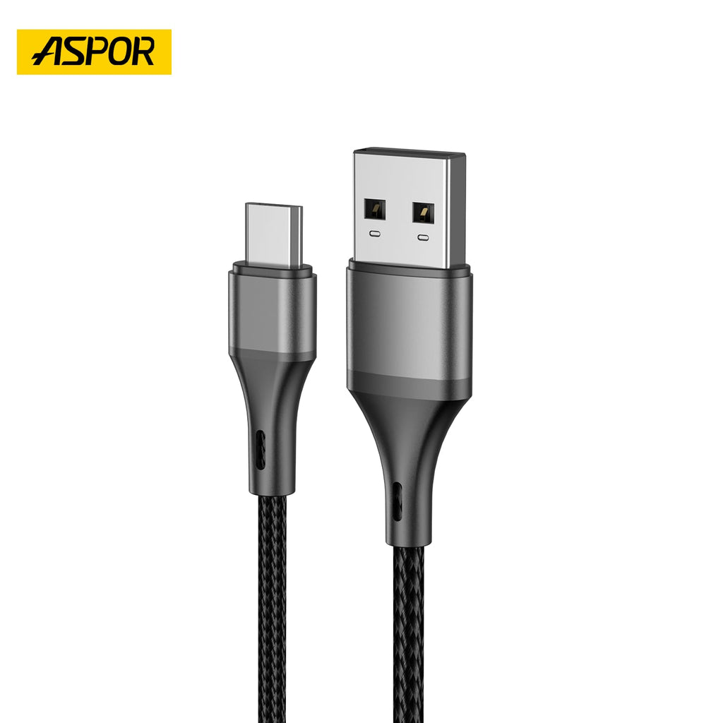 ASPOR AC53 USB-A to USB-C 5A Fast Charge Data Cable.