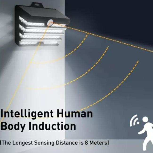 Baseus Energy Collection Series Solar Human Body Sensor LED Wall Light ...