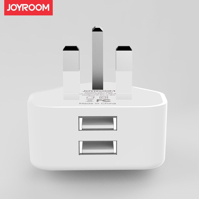 JOYROOM 2.4A 2 USB Wall Adapter - TECH SOURCE (PVT) LTD