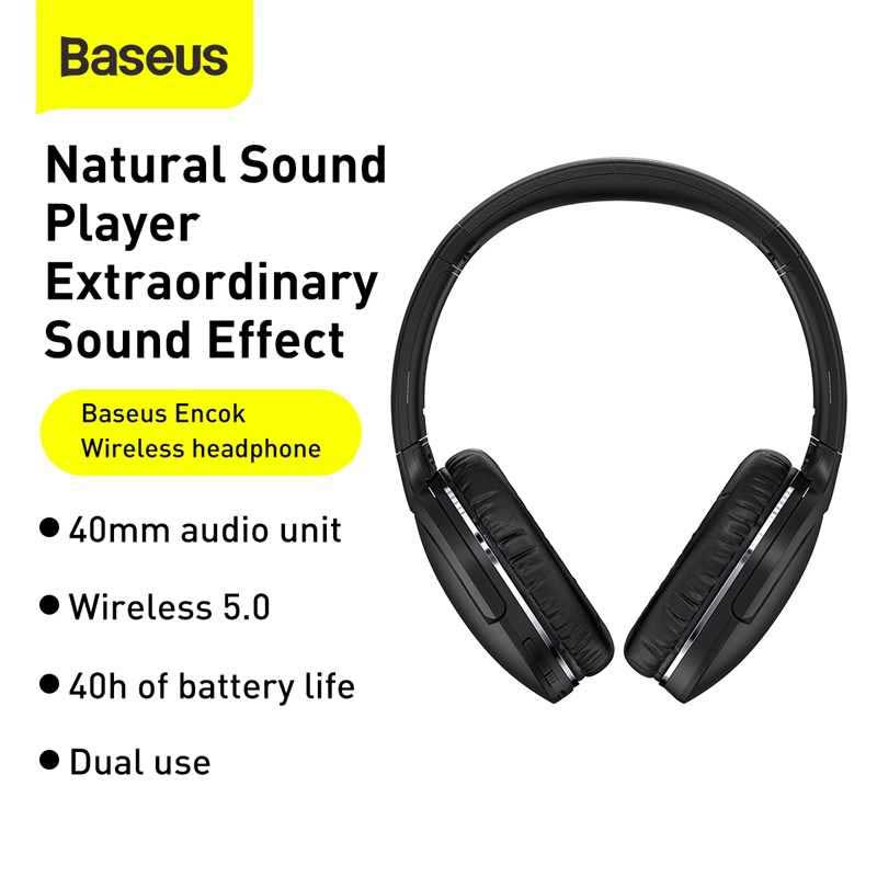 Baseus Encok D02 Pro Wireless Head Phone. - TECH SOURCE (PVT) LTD
