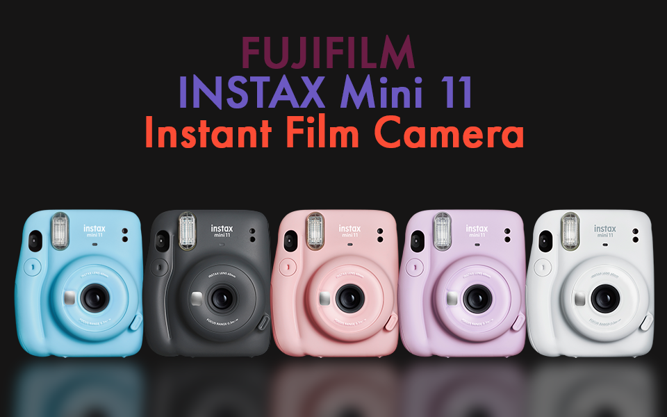 FujiFlim instax Mini 11instant Film Camera, auto Exposure and Built-in Selfie Lens